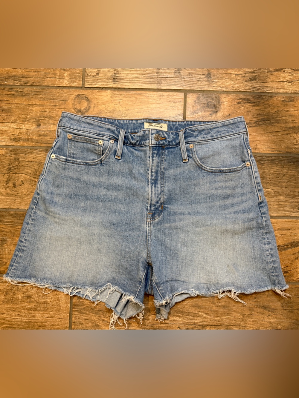 Madewell Light Blue Denim Shorts